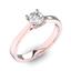 Помолвочное кольцо 1 бриллиантом 0,5 ct 4/5 из розового золота 585°, артикул R-D44371-3, цена 236 693,44 ₽