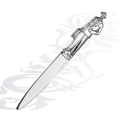 Серебряный нож для бумаги джентльмен, артикул R-0160162A