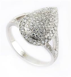 Кольцо с бриллиантами, артикул R-YO20466