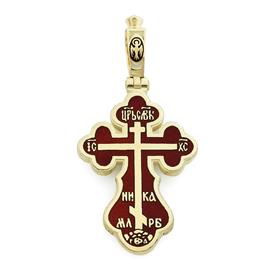 Крест православный с надписями Иисус Христос, Царь Славы, Спаси и сохрани, артикул R-РКб1602-1