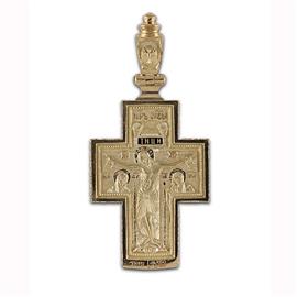 Крест православный  Распятие Иисуса Христа, Богоматерь Великая Панагея, артикул R-РКс1604-1