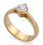 Помолвочное кольцо с бриллиантом 0,50 ct 6/6 желтое золото сертификат GIA, артикул R-НП 047, цена 125 440,00 ₽