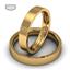 Обручальное кольцо из розового золота, ширина 4 мм, комфортная посадка, артикул R-W745R, цена 25 500,00 ₽