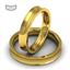 Обручальное кольцо классическое из желтого золота, ширина 4 мм, комфортная посадка, артикул R-W845Y, цена 21 600,00 ₽