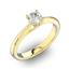Помолвочное кольцо 1 бриллиантом 0,34 ct 4/5 из желтого золота 585°, артикул R-D31518-1, цена 96 163,31 ₽
