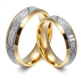 Обручальные кольца парные с бриллиантами из золота 585 пробы, артикул R-ТС AL2317-12