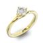 Помолвочное кольцо 1 бриллиантом 0,50 ct 4/5 из желтого золота 585°, артикул R-D36646-1, цена 226 225,99 ₽