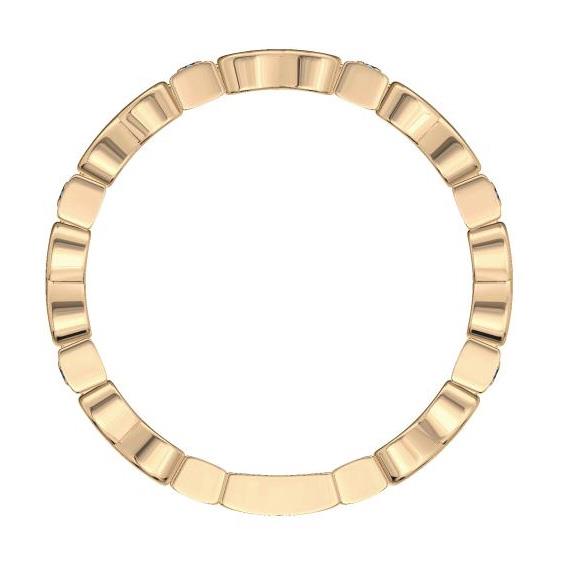 Обручальное кольцо дизайнерское из розового золота с бриллиантами