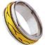Эксклюзивное обручальное кольцо из золота 585 пробы, артикул R-019411/001, цена 17 828,00 ₽
