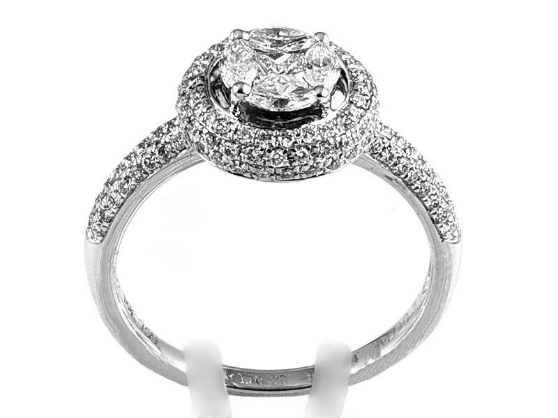 Помолвочное кольцо с бриллиантами, артикул R-k0001