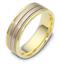 Эксклюзивное обручальное кольцо из золота 585 пробы, артикул R-G1053, цена 44 280,00 ₽