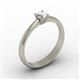Помолвочное кольцо  с 1 бриллиантом 0,25 ct 4/4 белое золото