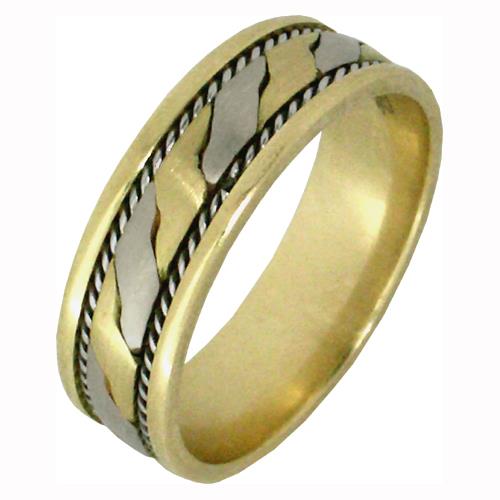 Эксклюзивное обручальное кольцо из золота 585 пробы, артикул R-2320/001