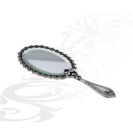 Серебряное Зеркало овальное, артикул R-30-3531001