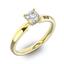 Помолвочное кольцо 1 бриллиантом 0,5 ct 4/5 из желтого золота 585°, артикул R-D42635-1, цена 229 497,06 ₽