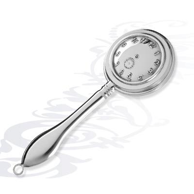 Серебряная погремушка Часы, артикул R-AM20331