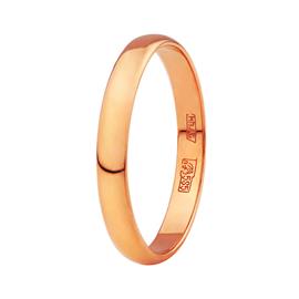 Обручальное кольцо из розового золота, артикул R-122000-К