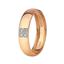 Обручальное кольцо с 4 бриллиантами 0,013 ct 4/5 из розового золота, артикул R-12003, цена 9 138,00 ₽