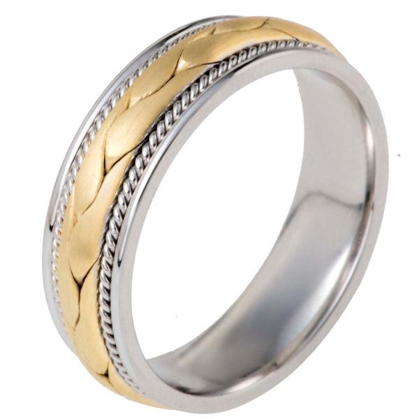 Эксклюзивное обручальное кольцо из золота 585 пробы, артикул R-G1532