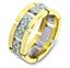Обручальное кольцо из золота 585 пробы с бриллиантами, артикул R-2467, цена 54 491,00 ₽