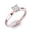 Помолвочное кольцо 1 бриллиантом 0,5 ct 4/5 из розового золота 585°, артикул R-D42635-3, цена 229 497,06 ₽