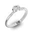Помолвочное кольцо 1 бриллиантом 0,55 ct 4/5 из белого золота 585°, артикул R-D32383-2, цена 235 960,53 ₽