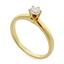 Помолвочное кольцо с 1 бриллиантом 0,30 ct 4/5 желтое золото, артикул R-YZ42354 -1, цена 71 400,00 ₽