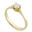 Помолвочное кольцо с 1 бриллиантом 0,40 ct 4/5 желтое золото 585°, артикул R-НП 005 , цена 113 300,00 ₽