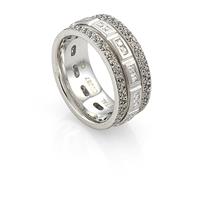 Эксклюзивное обручальное кольцо с бриллиантами из золота 585 пробы