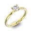 Помолвочное кольцо 1 бриллиантом 0,39 ct 4/5 из желтого золота 585°, артикул R-D36766-1, цена 114 422,68 ₽