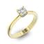 Помолвочное кольцо 1 бриллиантом 0,5 ct 4/5 из желтого золота 585°, артикул R-D43737-1, цена 225 571,77 ₽