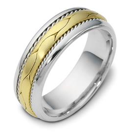 Эксклюзивное обручальное кольцо из золота 585 пробы, артикул R-G1941