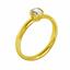 Помолвочное кольцо из жёлтого золота 585°  с 1  бриллиантом 0,20 ct 4/5, артикул R-НП 061-1, цена 35 000,00 ₽