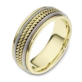Эксклюзивное обручальное кольцо из золота 585 пробы, артикул R-G1036
