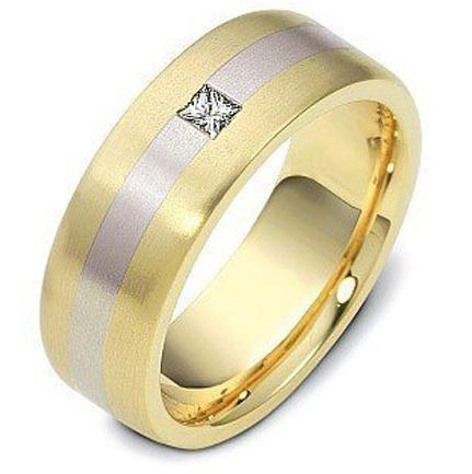 Обручальные кольца золото с белым золотом