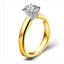 Помолвочное кольцо с 1 бриллиантом 0,40 ct 4/5  из желтого и белого золота 585°, артикул R-GGR32-1, цена 128 797,88 ₽