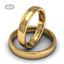 Обручальное кольцо классическое из розового золота, ширина 4 мм, комфортная посадка, артикул R-W345R, цена 27 272,00 ₽