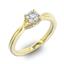 Помолвочное кольцо с 1 бриллиантом 0,30 ct 6/5  из желтого золота 585°, артикул R-D42832-1, цена 63 500,00 ₽