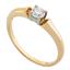 Помолвочное кольцо с 1 бриллиантом 0,32 ct 3/6 розовое золото 585°, артикул R-01К663165, цена 54 600,00 ₽