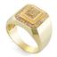 Мужское кольцо с 44 бриллиантами 0,45 ct 3/6 из желтого золота, артикул R-6459, цена 54 800,00 ₽