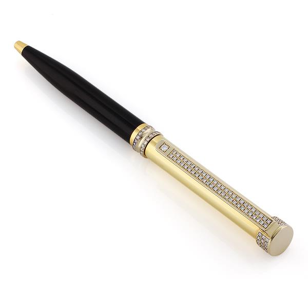 Подарочная ручка из желтого золота 585 пробы 