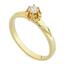 Помолвочное кольцо с 1 бриллиантом 0,16 ct 4/5 желтого золото 585°, артикул R-НП 039-1  , цена 30 600,00 ₽