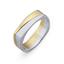 Обручальное кольцо из двухцветного золота 585 пробы, артикул R-СЕ030, цена 37 800,00 ₽