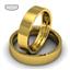 Обручальное кольцо классическое из желтого золота, ширина 5 мм, комфортная посадка, артикул R-W755Y, цена 31 850,00 ₽