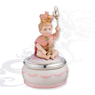 Серебряная музыкальная шкатулка  Маленькая Принцесса , артикул R-0040794A