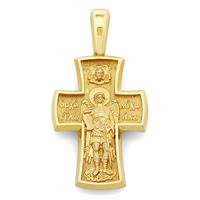 Крестик православный  Распятие Иисуса Христа, Архангел Михаил