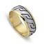 Обручальное кольцо из двухцветного золота 585 пробы, артикул R-ДК 036, цена 37 098,00 ₽