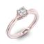 Помолвочное кольцо 1 бриллиантом 0,5 ct 4/5 из розового золота 585°, артикул R-D42832-3, цена 230 805,50 ₽
