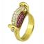 Кольцо с бриллиантами и рубинами, артикул R-RRN00289-01, цена 77 815,00 ₽