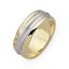 Обручальное кольцо из двухцветного золота 585 пробы, артикул R-СЕ025, цена 39 420,00 ₽